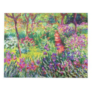 The Iris Garden at Giverny by Claude Monet Notepad