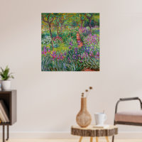 The Iris Garden At Giverny By Claude Monet