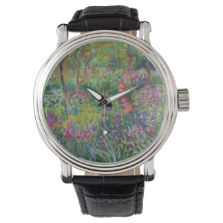 The Iris Garden At Giverny By Claude Monet Watch