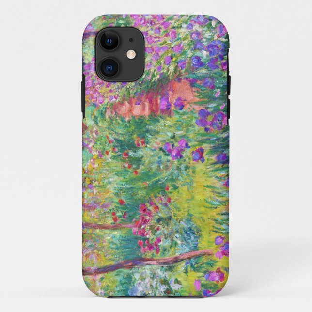 The Iris Garden at Giverny Claude Monet cool, old, Case-Mate iPhone Case (Back)