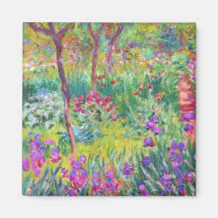 The Iris Garden at Giverny Claude Monet cool, old, Magnet