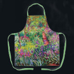 The Iris Garden by Claude Monet   Apron<br><div class="desc">The Iris Garden by Claude Monet.
Please visit my store for more interesting design and more colour choice => zazzle.com/colorfulworld*</div>