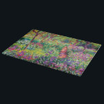 The Iris Garden by Claude Monet Cutting Board<br><div class="desc">The Iris Garden by Claude Monet.
Please visit my store for more interesting design and more colour choice => zazzle.com/colorfulworld*</div>