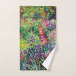 The Iris Garden by Claude Monet Hand Towel<br><div class="desc">Please visit my store for more interesting design and more colour choice => zazzle.com/colorfulworld*</div>