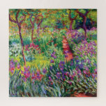 The Iris Garden by Claude Monet Jigsaw Puzzle<br><div class="desc">Please visit my store for more interesting design and more color choice => zazzle.com/colorfulworld*</div>