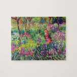 The Iris Garden by Claude Monet Jigsaw Puzzle<br><div class="desc">Please visit my store for more interesting design and more colour choice => zazzle.com/colorfulworld*</div>