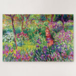The Iris Garden by Claude Monet Jigsaw Puzzle<br><div class="desc">Please visit my store for more interesting design and more colour choice => zazzle.com/colorfulworld*</div>