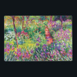 The Iris Garden by Claude Monet Placemat<br><div class="desc">The Iris Garden by Claude Monet.
Please visit my store for more interesting design and more colour choice => zazzle.com/colorfulworld*</div>