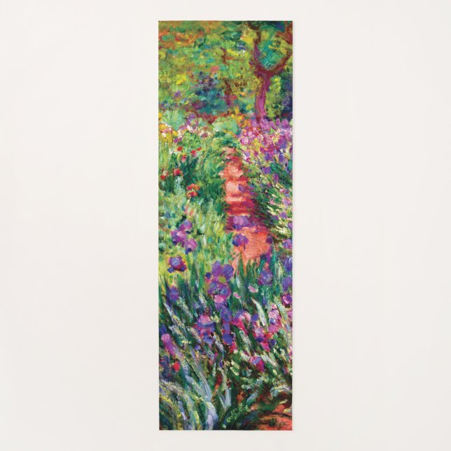 The Iris Garden by Claude Monet Yoga Mat (Front)