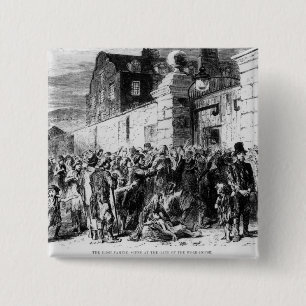 The Irish Famine 15 Cm Square Badge