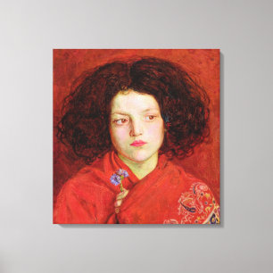 The Irish Girl, 1860 (oil on canvas laid down on b