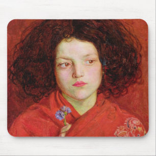 The Irish Girl, 1860 (oil on canvas laid down on b Mouse Mat