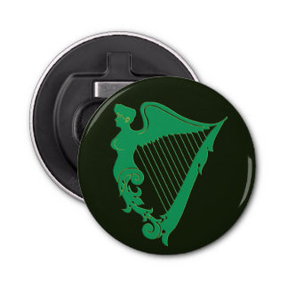 The Irish harp - a symbol of Ireland Bottle Opener