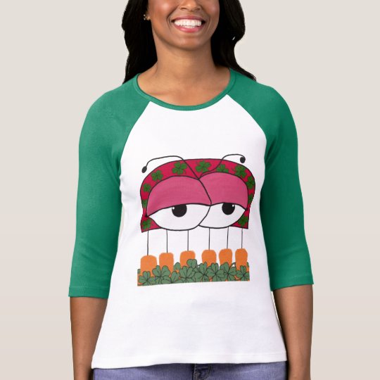 The Irish Ladybird Ladies 3/4 Sleeve T-Shirt