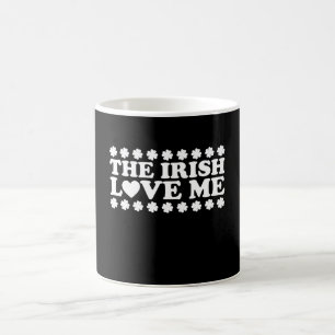 The Irish Love Me Shamrock St Patrick's Day Retro Coffee Mug