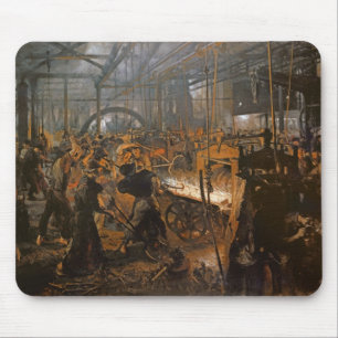 The Iron-Rolling Mill , 1875 Mouse Mat