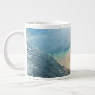 The Irrawaddy River Delta In Burma (Myanmar). Large Coffee Mug