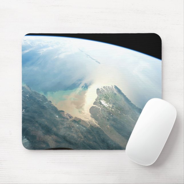 The Irrawaddy River Delta In Burma (Myanmar). Mouse Mat (With Mouse)