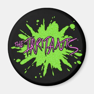 The Irritants Splat Logo - Pink/Green Magnet
