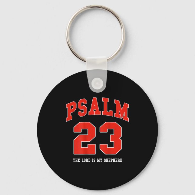 The Is Jesus Psalm 23 Lord Shepherd Key Ring (Front)