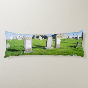 The island Benbecula (Beinn nam Fadhla) Body Cushion