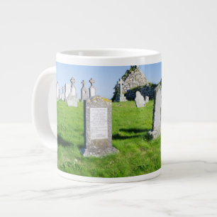 The island Benbecula (Beinn nam Fadhla) Large Coffee Mug