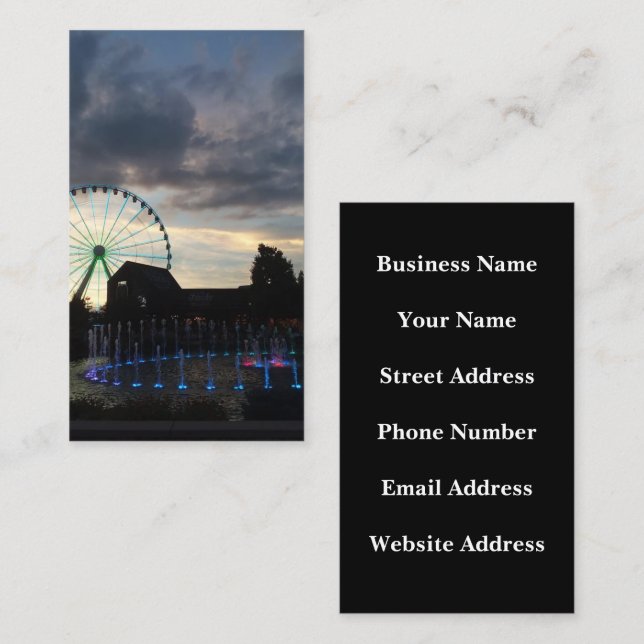 The Island in Pigeon Forge Business Card (Front/Back)