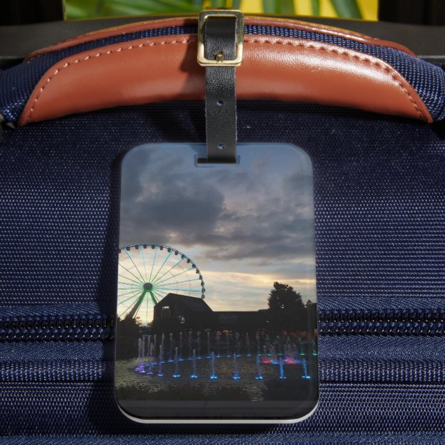 The Island in Pigeon Forge Luggage Tag (Front Insitu 2)