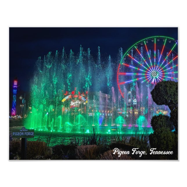 The Island in Pigeon Forge, Tennessee Poster Print (Front)