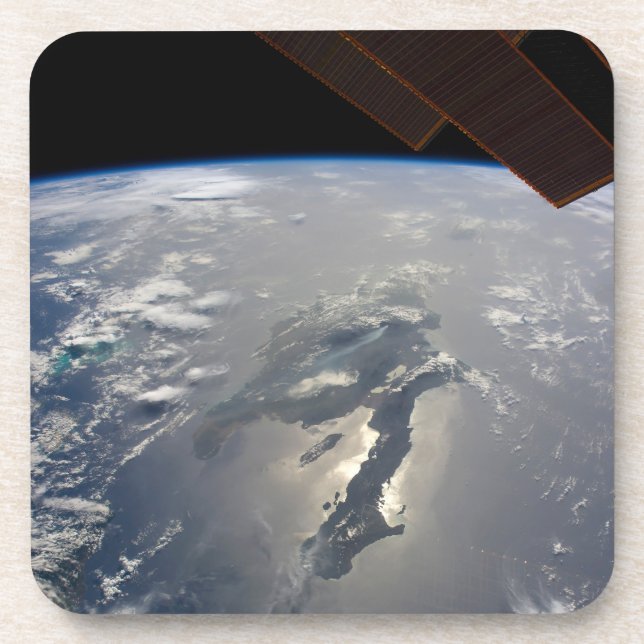 The Island Of Hispaniola With Sunglin Coaster (Front)