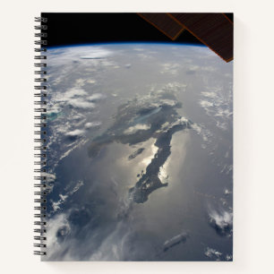 The Island Of Hispaniola With Sunglin Notebook