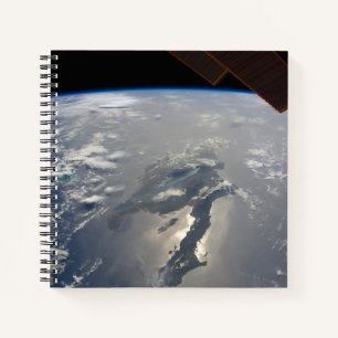 The Island Of Hispaniola With Sunglin Notebook