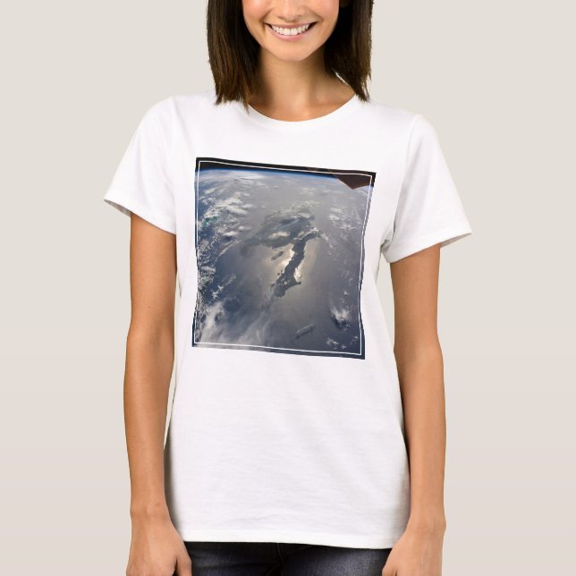 The Island Of Hispaniola With Sunglin T-Shirt (Front)
