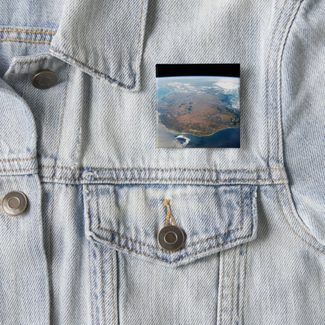 The Island Of Madagascar. 15 Cm Square Badge (In Situ)