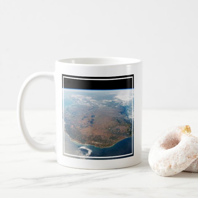 The Island Of Madagascar. Coffee Mug (With Donut)