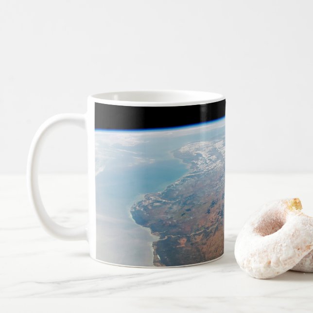 The Island Of Madagascar. Coffee Mug (With Donut)