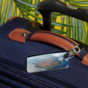 The Island Of Madagascar. Luggage Tag