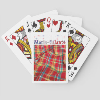 the island of Marie-Galante Playing Cards