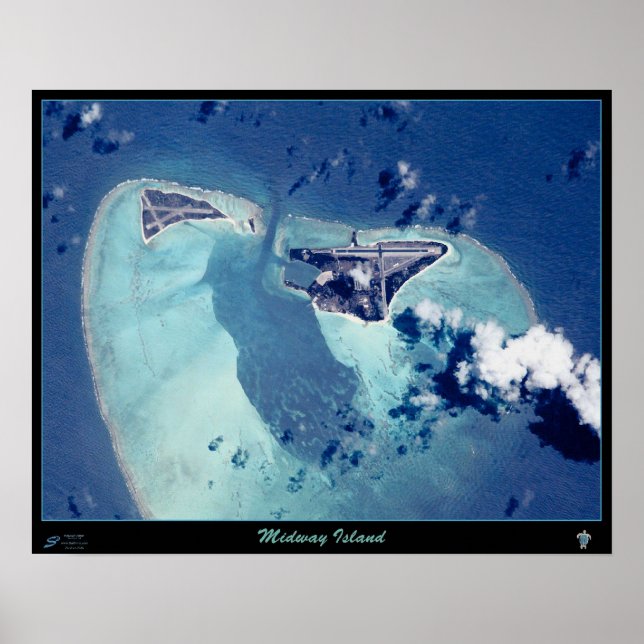 The Island of Midway satellite poster (Front)