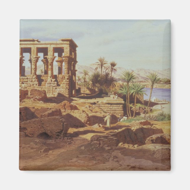 The Island of Philae, 1866 (w/c) Magnet (Front)
