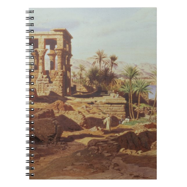 The Island of Philae, 1866 (w/c) Notebook (Front)