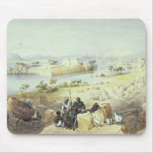 The Island of Philae, looking down the River Nile Mouse Mat