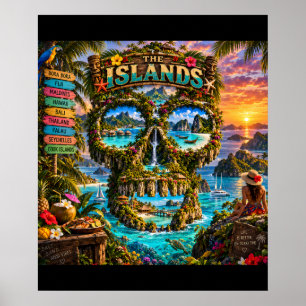 The Islands Skull Art Print State of Mind