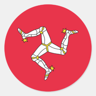The Isle of Man Classic Round Sticker