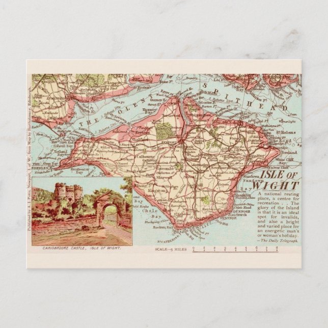 The Isle of Wight Postcard (Front)