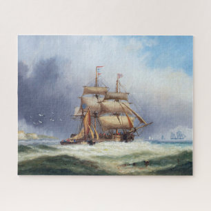 The Isle of Wright pilot boat 1887 Jigsaw Puzzle
