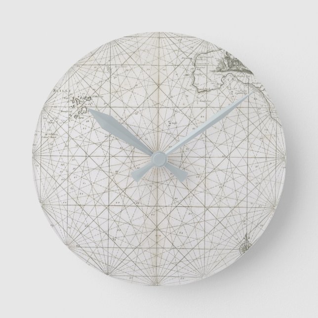 The Isles of Scilly & Cornwall Round Clock (Front)