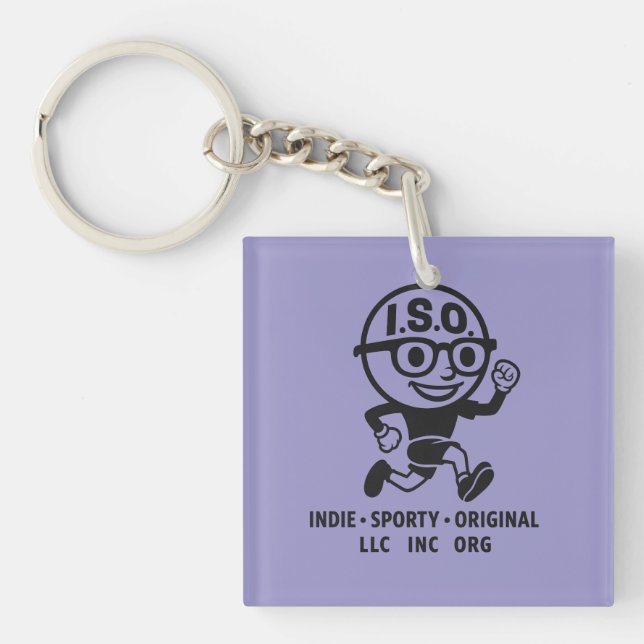 THE ISO Hat Key Ring (Front)