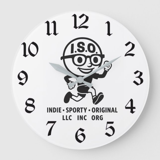 THE ISO Hat Large Clock (Front)