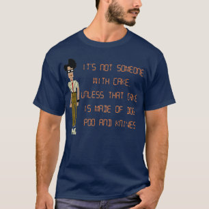 The IT Crowd Dog Poo and Knives Cake T-Shirt